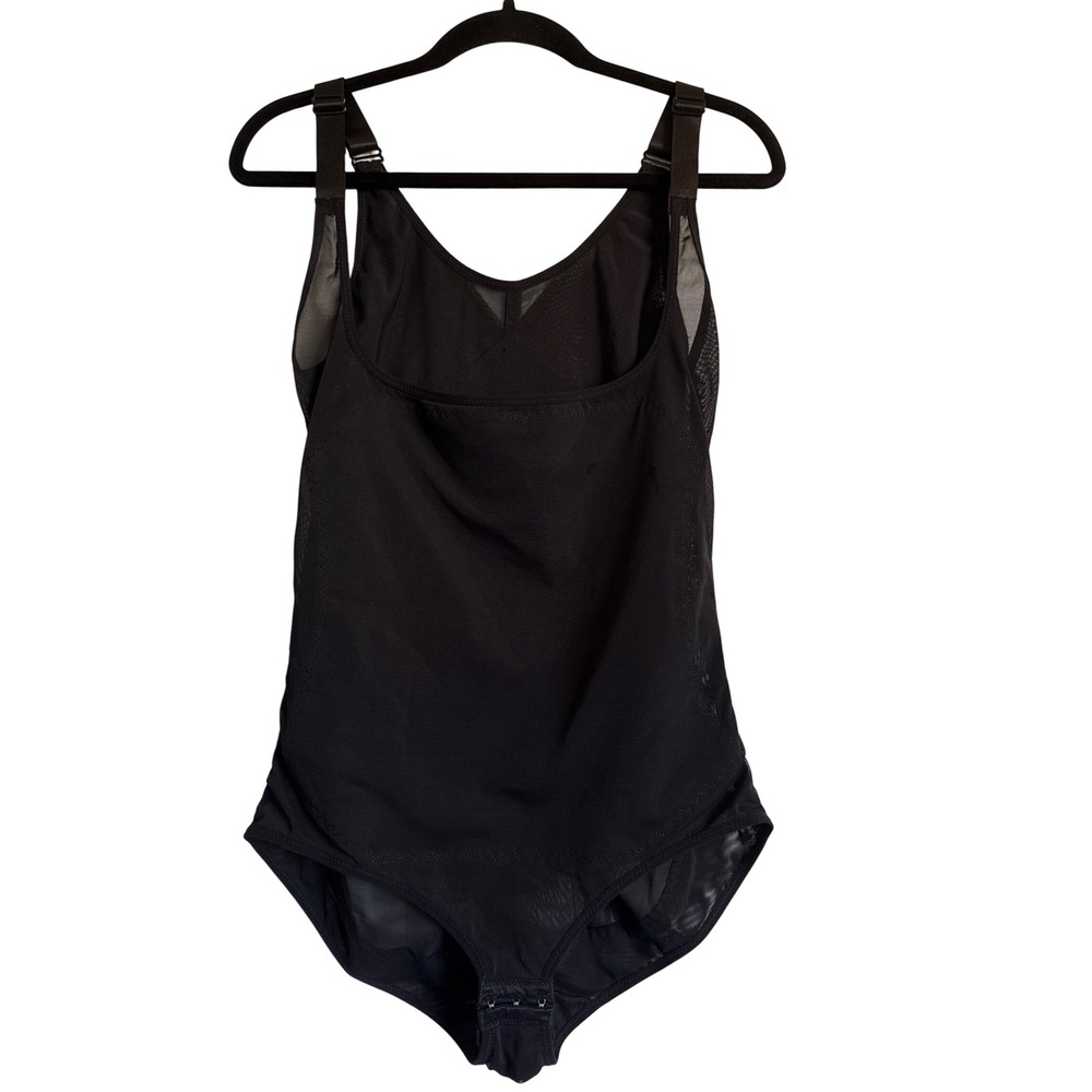 Prima Valentina Black Full Body Shaper Bodysuit Compression Control 2X